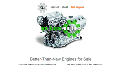 Desktop Screenshot of brand-new-engines.com