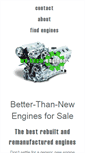 Mobile Screenshot of brand-new-engines.com